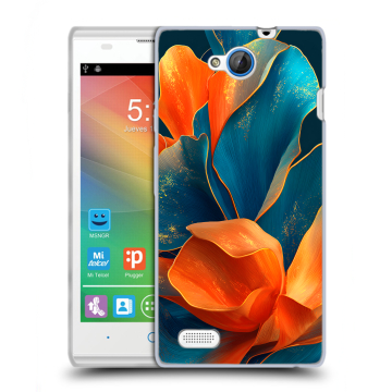 Пластиковый чехол на ZTE Blade G Lux с принтом Цветы