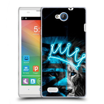 Пластиковый чехол на ZTE Blade G Lux с принтом Король лев