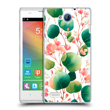 Пластиковый чехол на ZTE Blade G Lux с принтом женский
