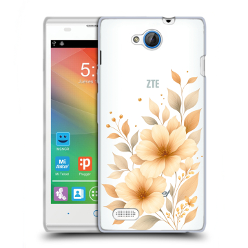 Пластиковый чехол на ZTE Blade G Lux с принтом для девушки
