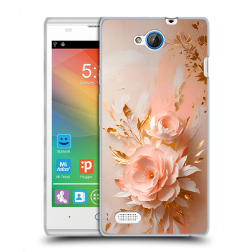 Пластиковый чехол на ZTE Blade G Lux с принтом женский