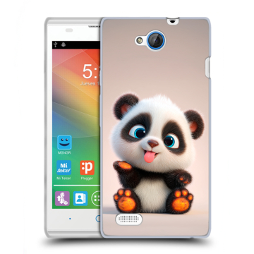 Пластиковый чехол на ZTE Blade G Lux с принтом милая панда Пластиковый чехол на ZTE Blade G Lux с принтом милая панда