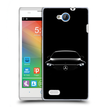 Пластиковый чехол на ZTE Blade G Lux с принтом Mercedes Мерседес