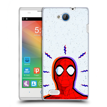 Пластиковый чехол на ZTE Blade G Lux с принтом Spiderman Человек паук
