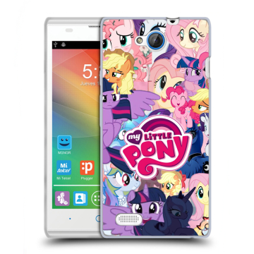 Пластиковый чехол на ZTE Blade G Lux с принтом My little pony Дружба чудо