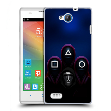 Пластиковый чехол на ZTE Blade G Lux с принтом Игра Кальмара