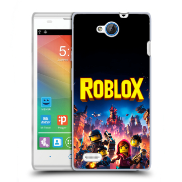 Пластиковый чехол на ZTE Blade G Lux с принтом Roblox Роблокс Пластиковый чехол на ZTE Blade G Lux с принтом Roblox Роблокс