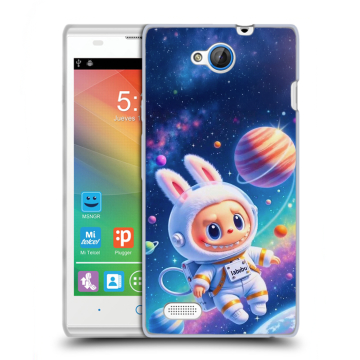 Пластиковый чехол на ZTE Blade G Lux с принтом Labubu Лабубу Пластиковый чехол на ZTE Blade G Lux с принтом Labubu Лабубу