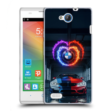 Пластиковый чехол на ZTE Blade G Lux с принтом BMW БМВ Пластиковый чехол на ZTE Blade G Lux с принтом BMW БМВ