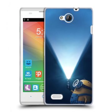 Пластиковый чехол на ZTE Blade G Lux с принтом Миньоны Пластиковый чехол на ZTE Blade G Lux с принтом Миньоны