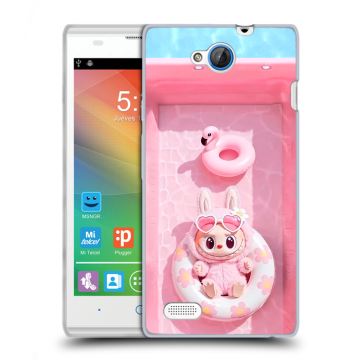 Пластиковый чехол на ZTE Blade G Lux с принтом Labubu Лабубу Пластиковый чехол на ZTE Blade G Lux с принтом Labubu Лабубу