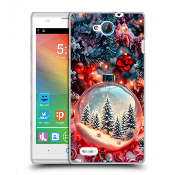 Пластиковый чехол на ZTE Blade G Lux с принтом Новый год