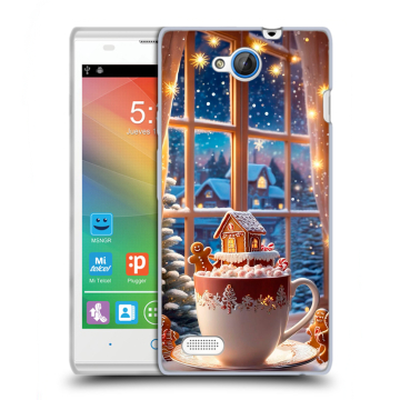 Пластиковый чехол на ZTE Blade G Lux с принтом Новый год