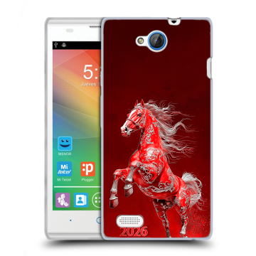 Пластиковый чехол на ZTE Blade G Lux с принтом Новый год