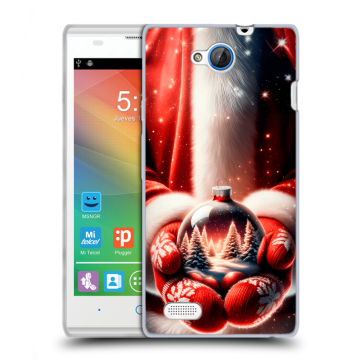 Пластиковый чехол на ZTE Blade G Lux с принтом Новый год