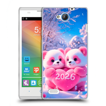 Пластиковый чехол на ZTE Blade G Lux с принтом Новый год
