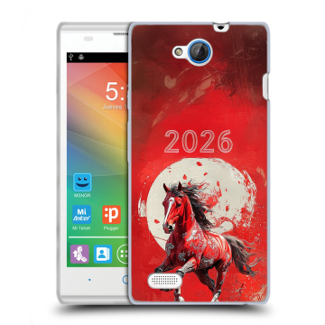 Пластиковый чехол на ZTE Blade G Lux с принтом Новый год