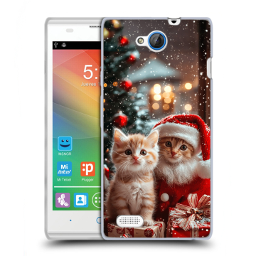 Пластиковый чехол на ZTE Blade G Lux с принтом Новый год