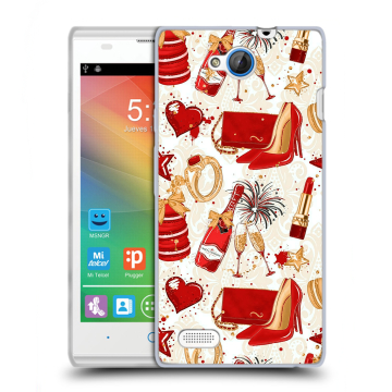 Пластиковый чехол на ZTE Blade G Lux с принтом Новый год