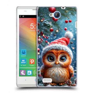 Пластиковый чехол на ZTE Blade G Lux с принтом Новый год