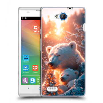 Пластиковый чехол на ZTE Blade G Lux с принтом Новый год