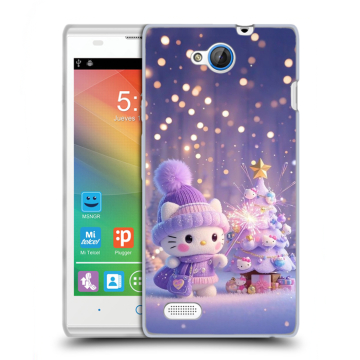 Пластиковый чехол на ZTE Blade G Lux с принтом Новый год
