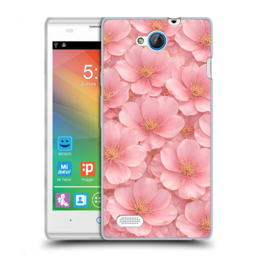Пластиковый чехол на ZTE Blade G Lux с принтом женский
