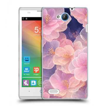 Пластиковый чехол на ZTE Blade G Lux с принтом женский