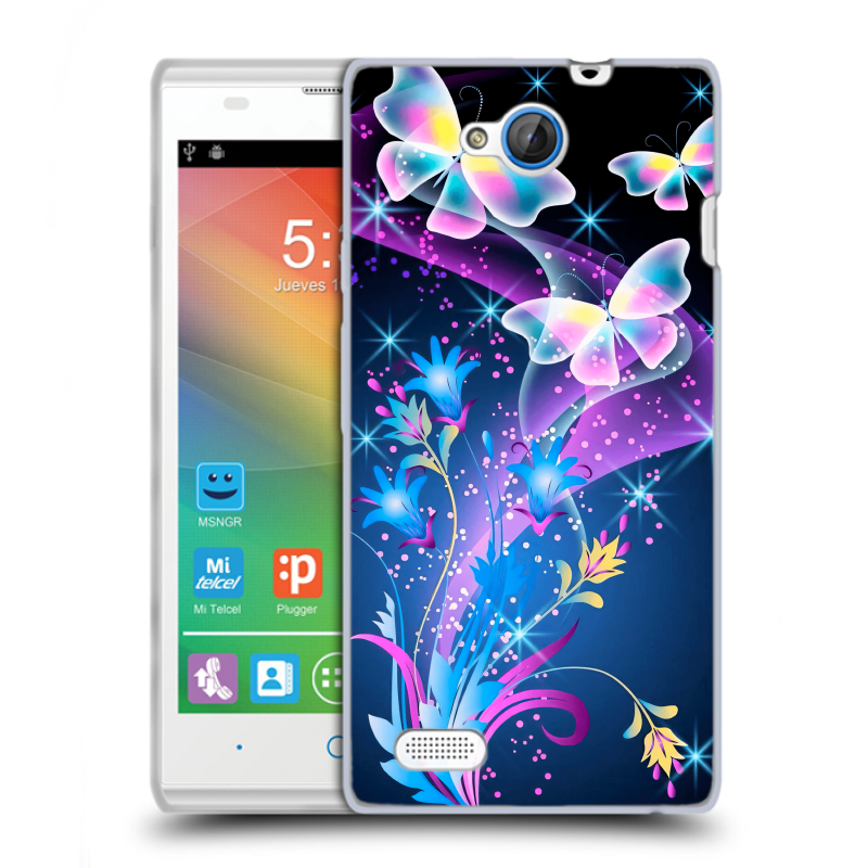 Пластиковый чехол на ZTE Blade G Lux с принтом Бабочки Пластиковый чехол на ZTE Blade G Lux с принтом Бабочки