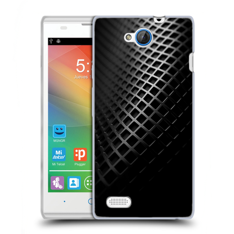 Пластиковый чехол на ZTE Blade G Lux с принтом Текстура металла Пластиковый чехол на ZTE Blade G Lux с принтом Текстура металла