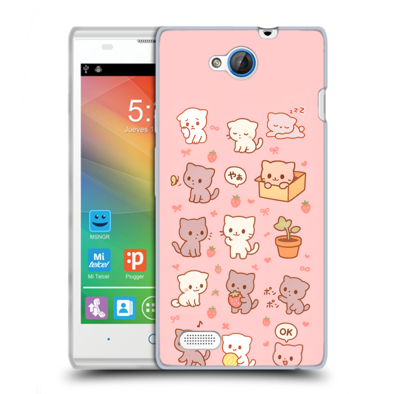 Пластиковый чехол на ZTE Blade G Lux с принтом Hello Kitty Хелоу Кити Пластиковый чехол на ZTE Blade G Lux с принтом Hello Kitty Хелоу Кити