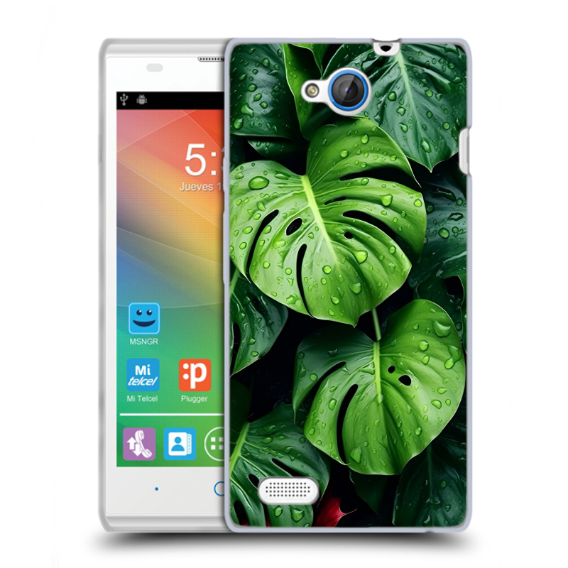 Пластиковый чехол на ZTE Blade G Lux с принтом Листья Пластиковый чехол на ZTE Blade G Lux с принтом Листья