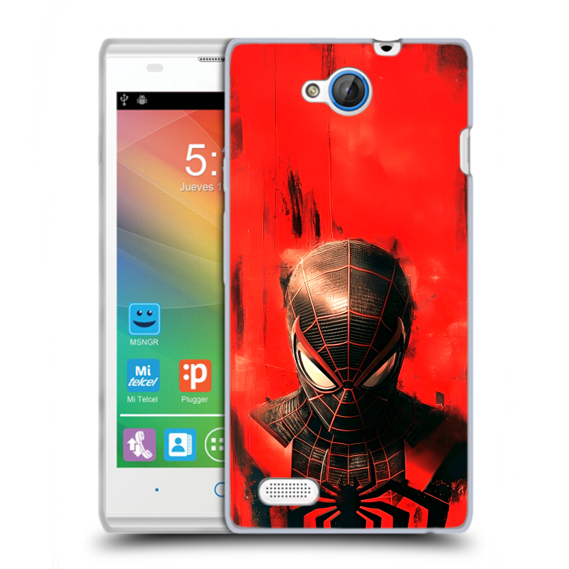 Пластиковый чехол на ZTE Blade G Lux с принтом человек паук spiderman Пластиковый чехол на ZTE Blade G Lux с принтом человек паук spiderman