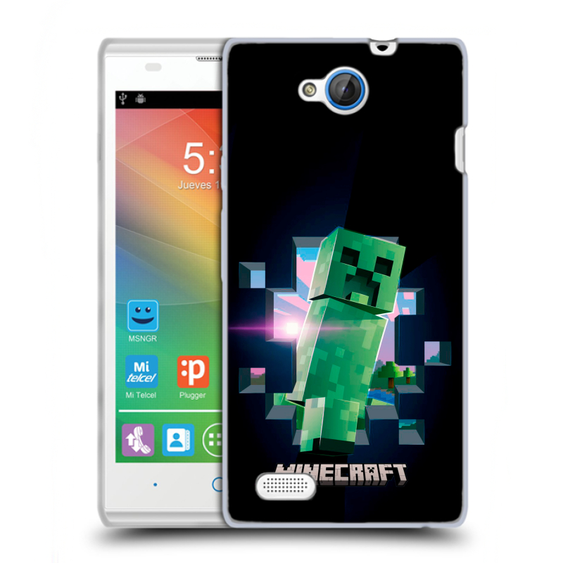 Пластиковый чехол на ZTE Blade G Lux с принтом Майнкрафт Minecraft Пластиковый чехол на ZTE Blade G Lux с принтом Майнкрафт Minecraft