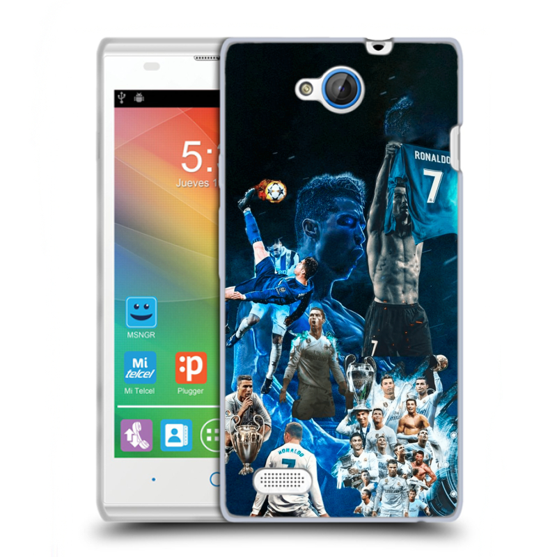 Пластиковый чехол на ZTE Blade G Lux с принтом Реал Роналдо Пластиковый чехол на ZTE Blade G Lux с принтом Реал Роналдо