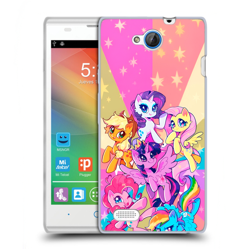 Пластиковый чехол на ZTE Blade G Lux с принтом My little pony Дружба чудо Пластиковый чехол на ZTE Blade G Lux с принтом My little pony Дружба чудо