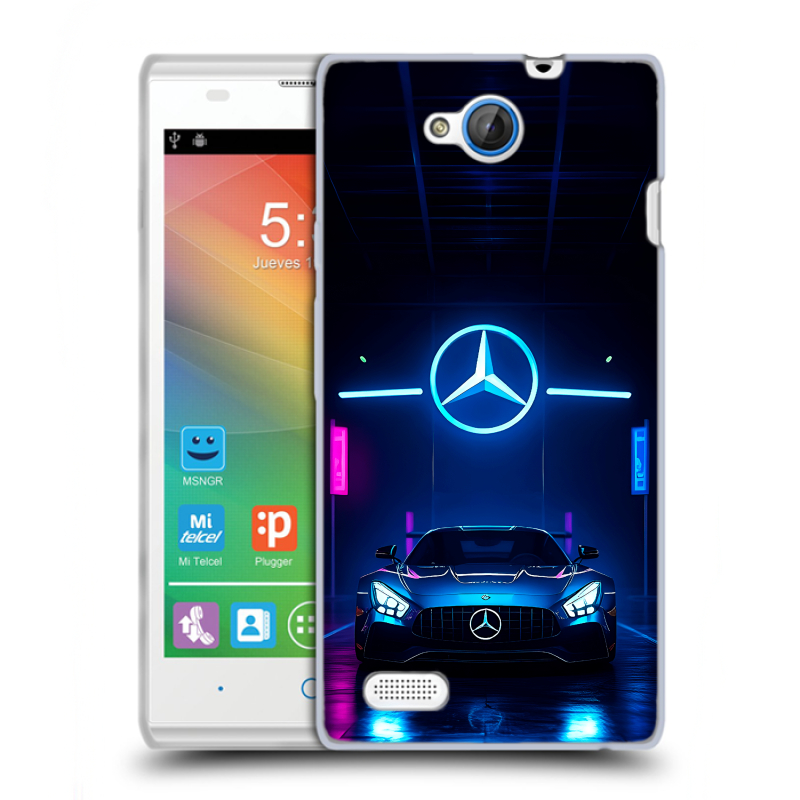 Пластиковый чехол на ZTE Blade G Lux с принтом Mercedes Мерседес Пластиковый чехол на ZTE Blade G Lux с принтом Mercedes Мерседес