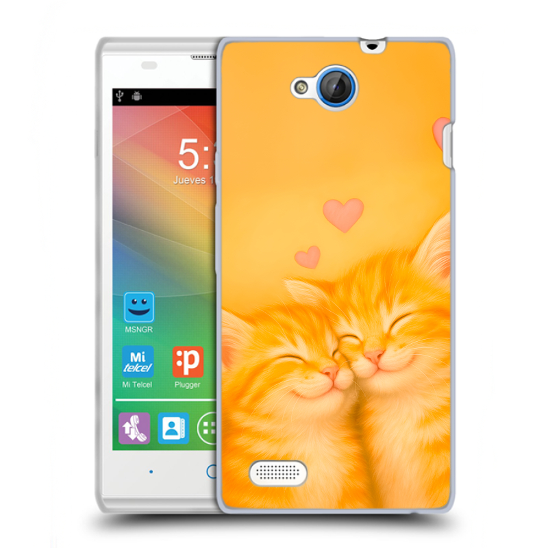 Пластиковый чехол на ZTE Blade G Lux с принтом Милые котята Пластиковый чехол на ZTE Blade G Lux с принтом Милые котята