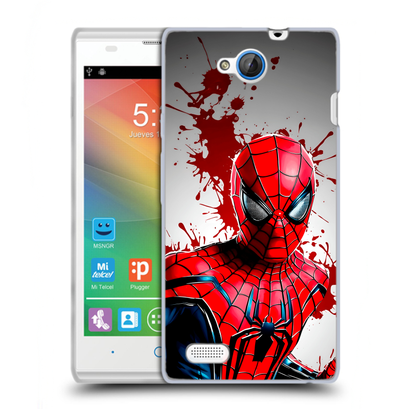 Пластиковый чехол на ZTE Blade G Lux с принтом Spiderman Человек паук Пластиковый чехол на ZTE Blade G Lux с принтом Spiderman Человек паук