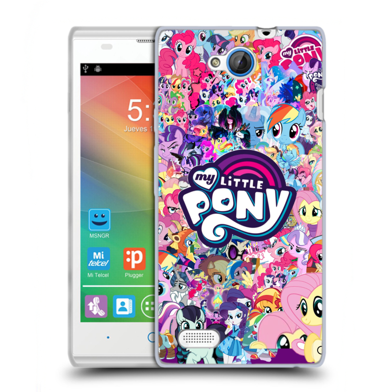 Пластиковый чехол на ZTE Blade G Lux с принтом My little pony Дружба чудо Пластиковый чехол на ZTE Blade G Lux с принтом My little pony Дружба чудо