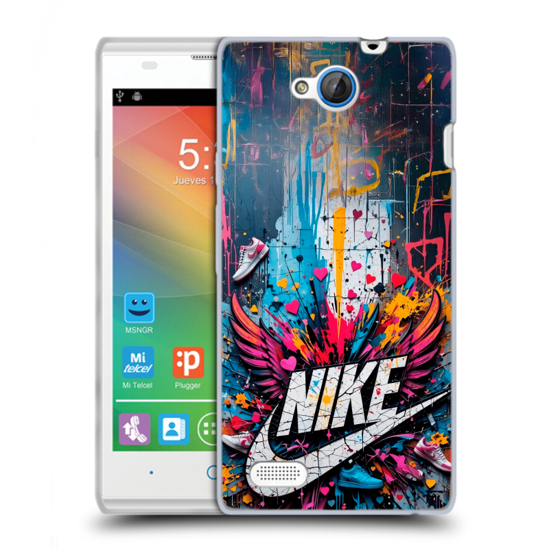 Пластиковый чехол на ZTE Blade G Lux с принтом Nike Найк Пластиковый чехол на ZTE Blade G Lux с принтом Nike Найк