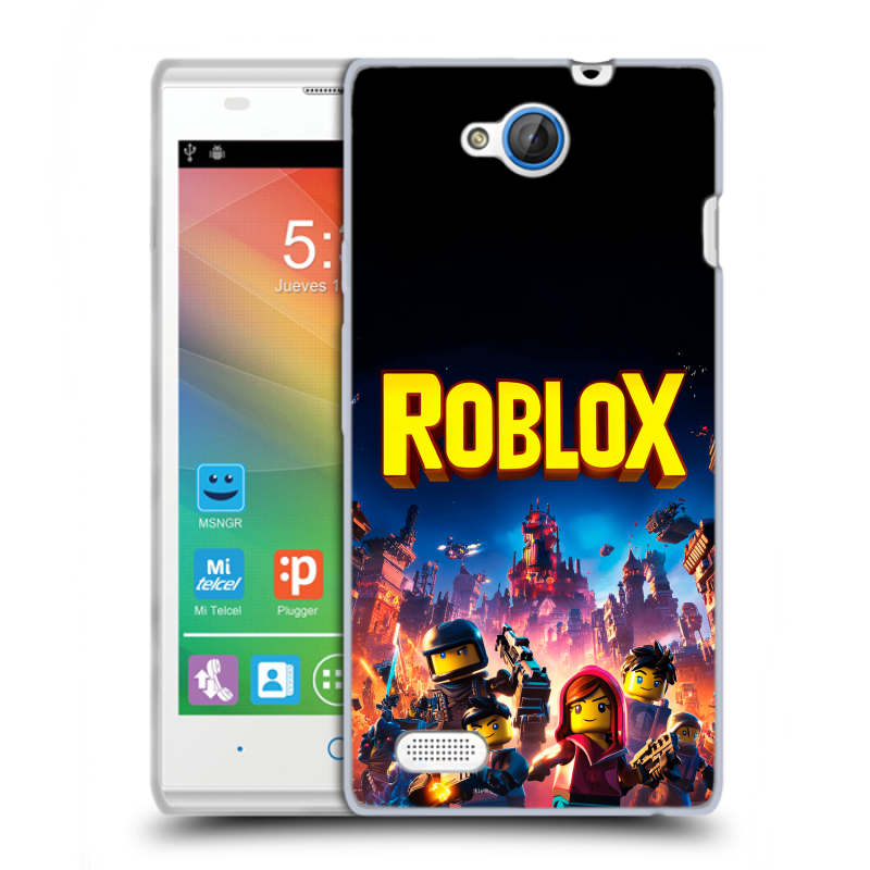 Пластиковый чехол на ZTE Blade G Lux с принтом Roblox Роблокс Пластиковый чехол на ZTE Blade G Lux с принтом Roblox Роблокс