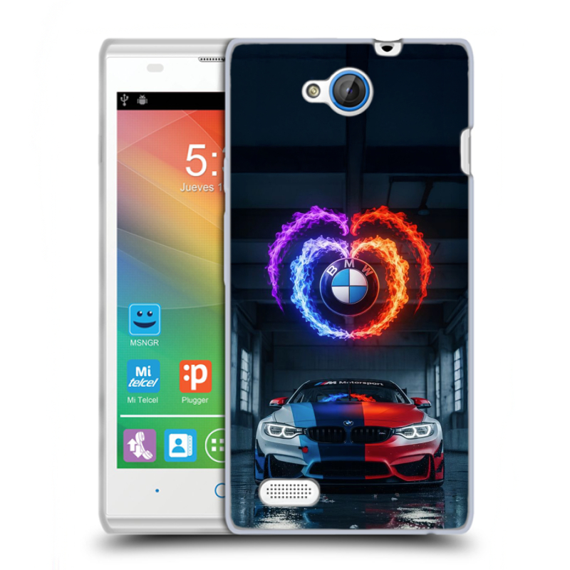 Пластиковый чехол на ZTE Blade G Lux с принтом BMW БМВ Пластиковый чехол на ZTE Blade G Lux с принтом BMW БМВ