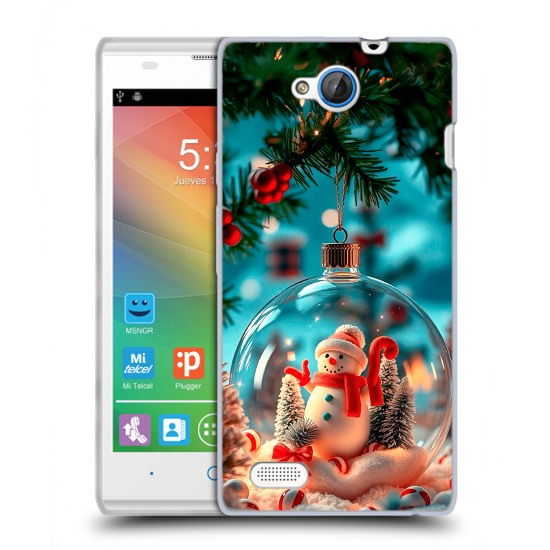 Пластиковый чехол на ZTE Blade G Lux с принтом Новый год Пластиковый чехол на ZTE Blade G Lux с принтом Новый год