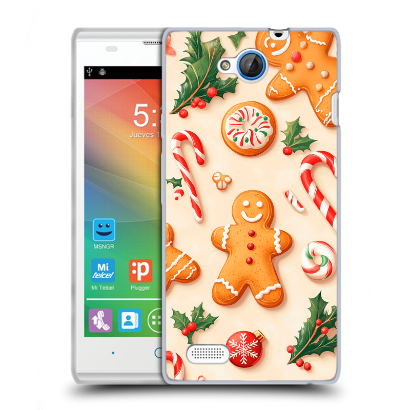 Пластиковый чехол на ZTE Blade G Lux с принтом Новый год Пластиковый чехол на ZTE Blade G Lux с принтом Новый год