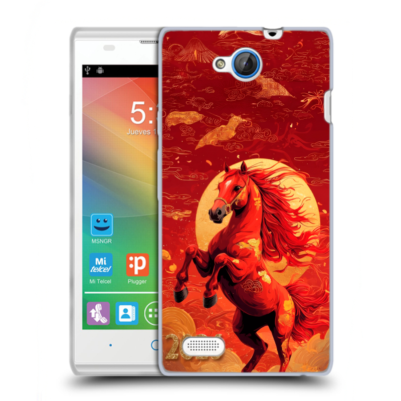 Пластиковый чехол на ZTE Blade G Lux с принтом Новый год Пластиковый чехол на ZTE Blade G Lux с принтом Новый год