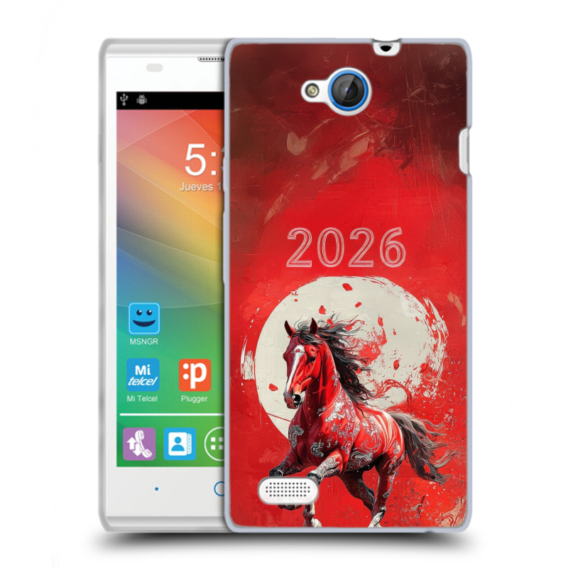 Пластиковый чехол на ZTE Blade G Lux с принтом Новый год Пластиковый чехол на ZTE Blade G Lux с принтом Новый год