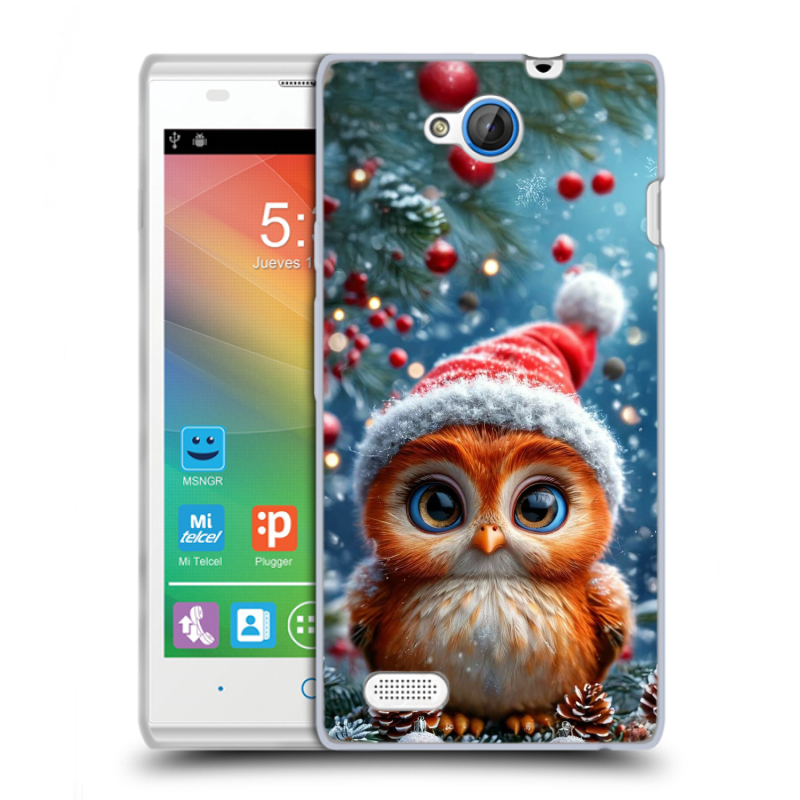 Пластиковый чехол на ZTE Blade G Lux с принтом Новый год Пластиковый чехол на ZTE Blade G Lux с принтом Новый год