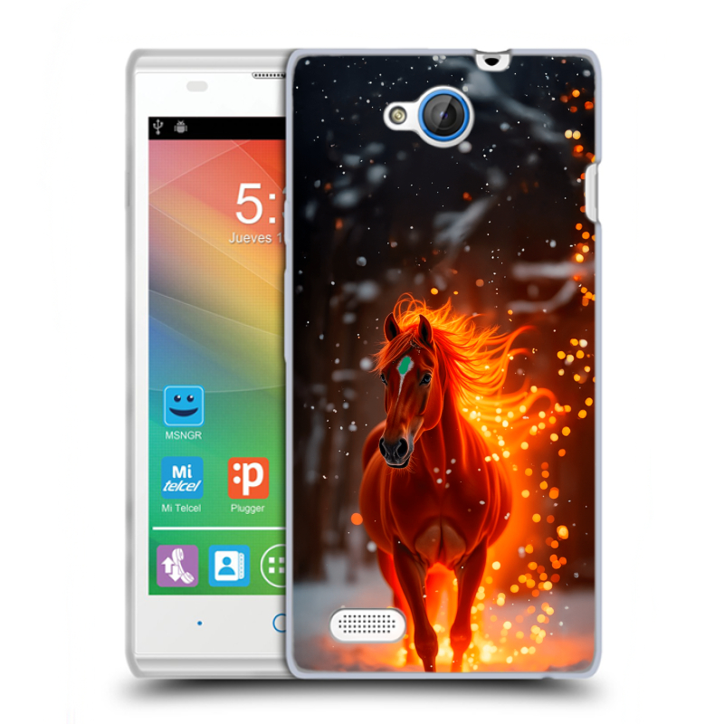 Пластиковый чехол на ZTE Blade G Lux с принтом Новый год Пластиковый чехол на ZTE Blade G Lux с принтом Новый год