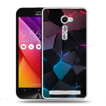 Пластиковый чехол на ASUS Zenfone 2 5 с принтом Геометрия неона Пластиковый чехол на ASUS Zenfone 2 5 с принтом Геометрия неона